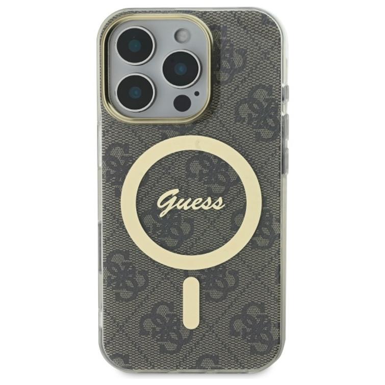 Guess GUHMP16LH4STW iPhone 16 Pro 6.3" brązowy/brown hardcase IML 4G MagSafe