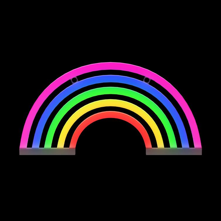 Neon LED-valo RAINBOW 5 v&auml;ri&auml; FLNE14X Forever Light