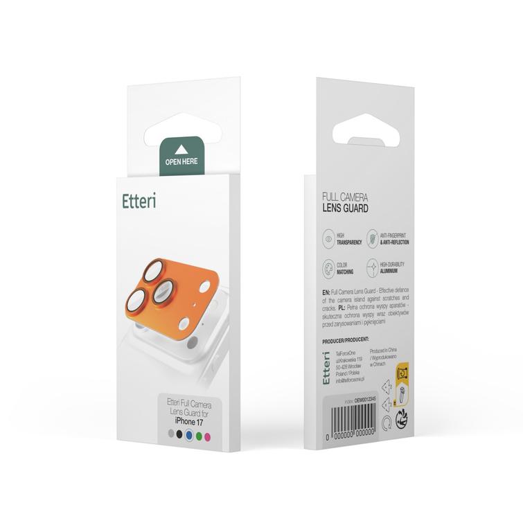 Etteri-kokonaissuoja iPhone 17:lle, vihre&auml;