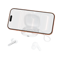 XO Bluetooth-kuulokkeet G53 TWS valkoiset ANC + ENC jalustalla