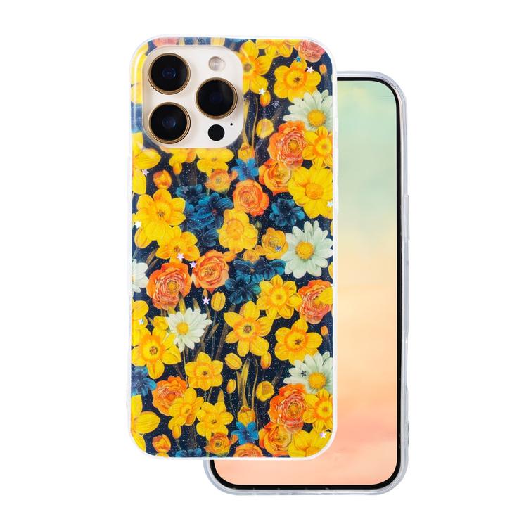 Glow Glam -suojakuori iPhone 16 Pro Maxille 6,9" oranssi