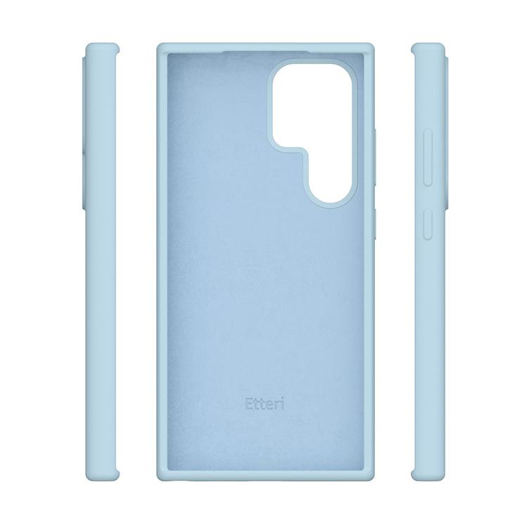 Etteri-silikonikuori Samsung Galaxy S24 Ultralle vaaleansininen