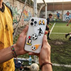 3D Sticker Football 5pcs set