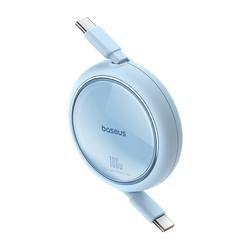 Baseus Free2Draw Mini - Sisäänvedettävä Latauskaapeli Type-C - Type-C 100W 1m Galaxy Blue