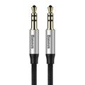 Baseus-äänikaapeli Yiven M30 -liitin 3,5 mm -liitin 3,5 mm 1,0 m hopeanmusta