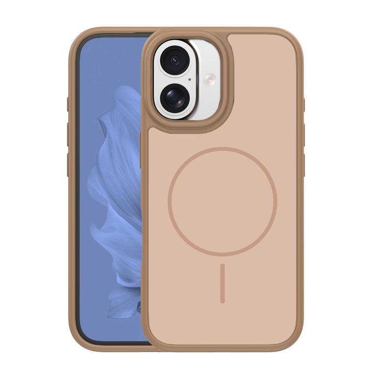 Frame Thin Mag -suojakuori iPhone 16 6,1":lle, ruskea