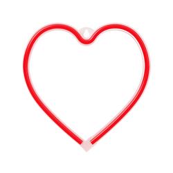 Neon LED-valo SYD&Auml;N punainen Lepakko + USB FLNE07 Forever Light