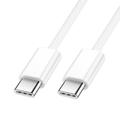 BWOO-kaapeli USB-C - USB-C 1m 60W iPhone 15:lle BO-X284 valkoinen