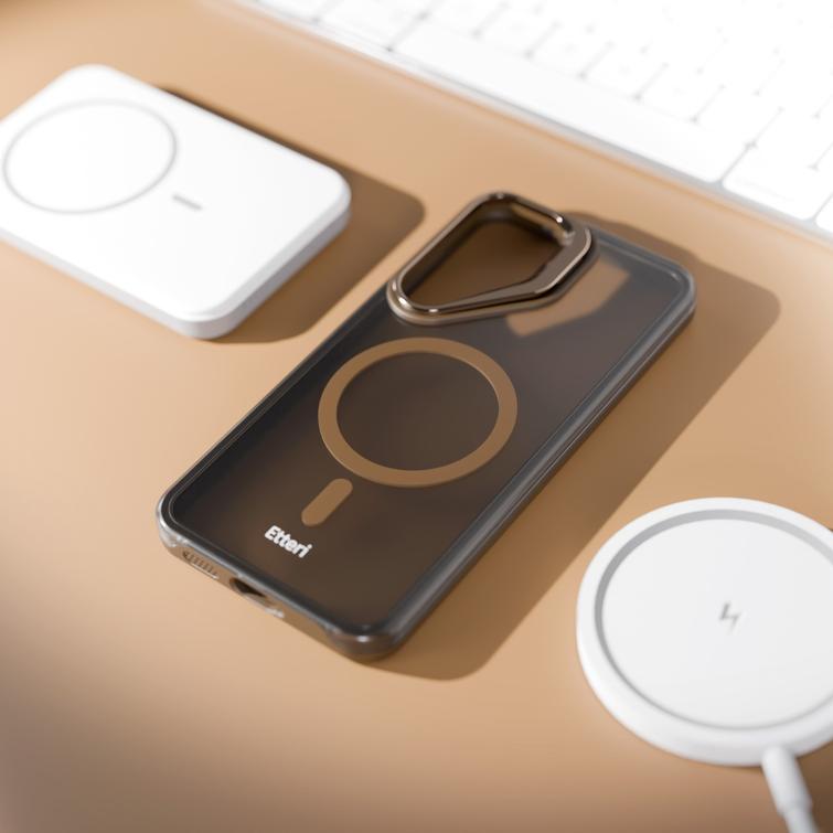 Etteri Morning Fog suojakuori Samsung S25:lle ruskea