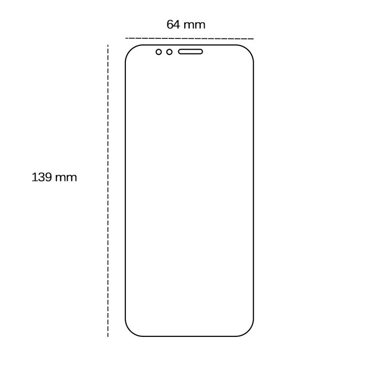 Karkaistu lasi 2,5D Huawei P10 Litelle