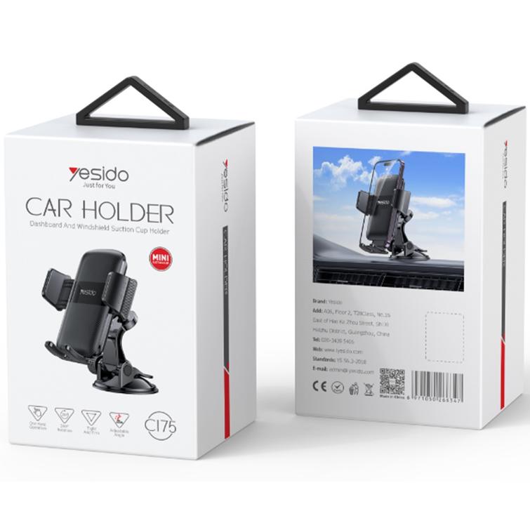 YESIDO CAR HOLDER C175 BLACK