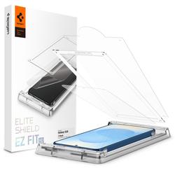 Spigen Elite Shield "Ez Fit" Samsung Galaxy S25:lle, kirkas