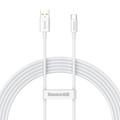 Baseus Superior USB - USB-C -kaapeli 2,0m kuuvalkoinen 100W