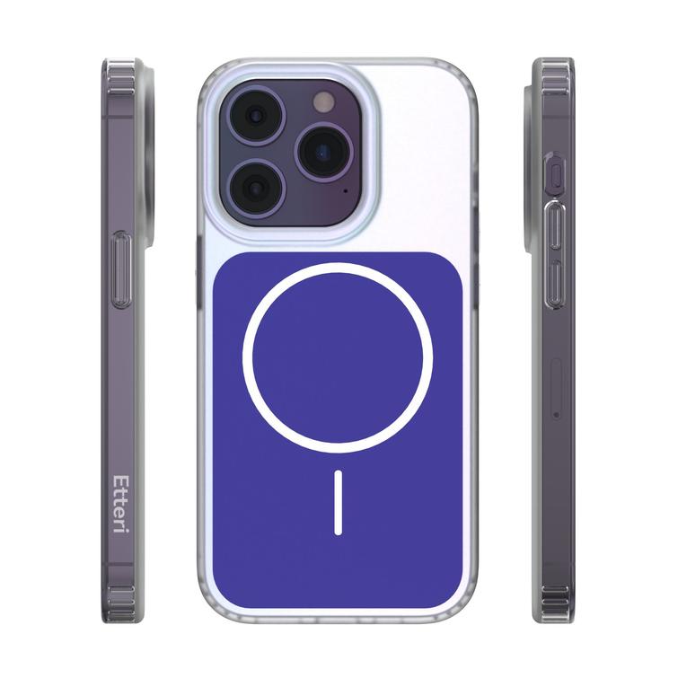 Etteri Hidden Pearl case for iPhone 14 Pro 6,1" dark blue