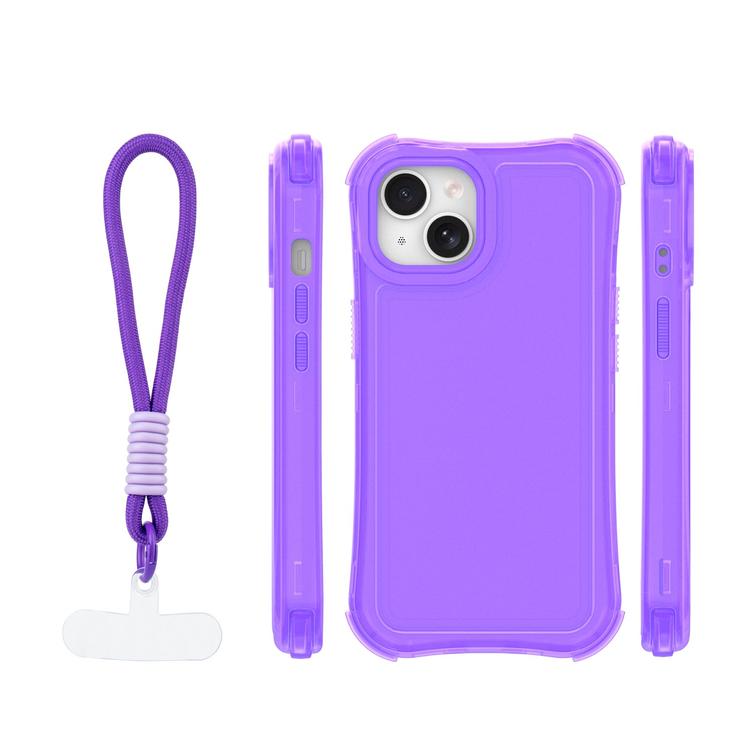 Safepop case with strap for iPhone 14 6,1" purple