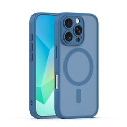 Mag Matt case for iPhone 16 Pro Max 6,9" dark blue camera protection