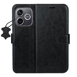 Smart Luxe nahkakotelo Honor 600 Lite -puhelimelle, musta