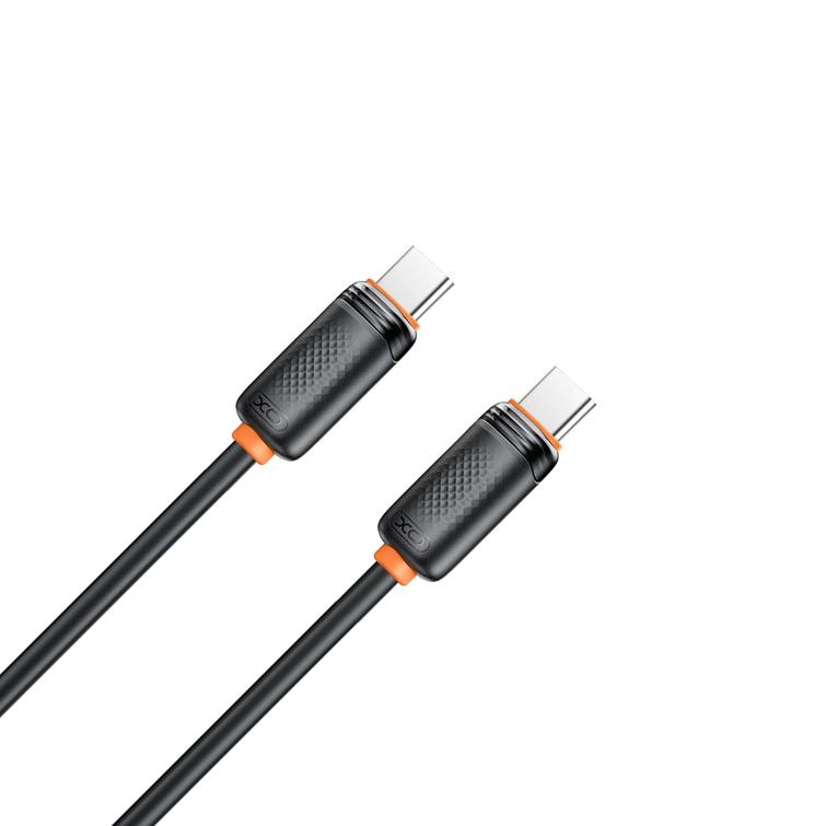 XO-kaapeli NB-Q302B PD USB-C - USB-C 1,0m 60W musta
