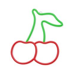 Neon LED-valo kirsikanvihre&auml; punainen NNE23 Neolia