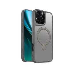 Etteri Matt Mag Ring suojakuori iPhone 16 Pro Maxille 6,9" harmaa