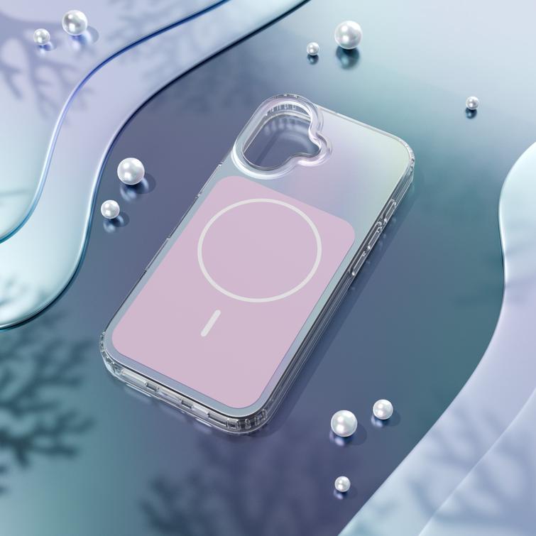 Etteri Hidden Pearl case for iPhone 17 6,3" pink