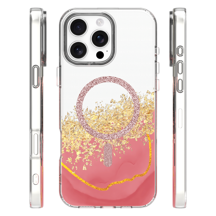 Epoxy Mag case for iPhone 16 Pro Max 6,9" pink