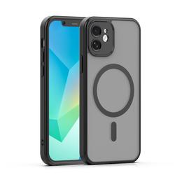 Mag Matt case for iPhone 12 6,1" black camera protection