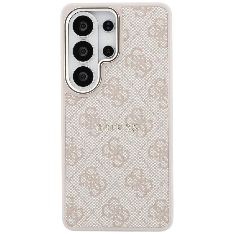 Guess case 4G Embossed Ring MagSafe for Samsung Galaxy S26 Ultra pink