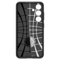 Spigen Liquid Air -suojakuori Samsung Galaxy S24:lle mattamusta