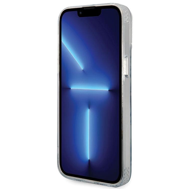 Karl Lagerfeld -suojakuori iPhone 13 Pro Max 6,7" KLHMP13XHNKCIT läpinäkyvä kova suojakuori Magsafe IML NFT Karl & Choupette