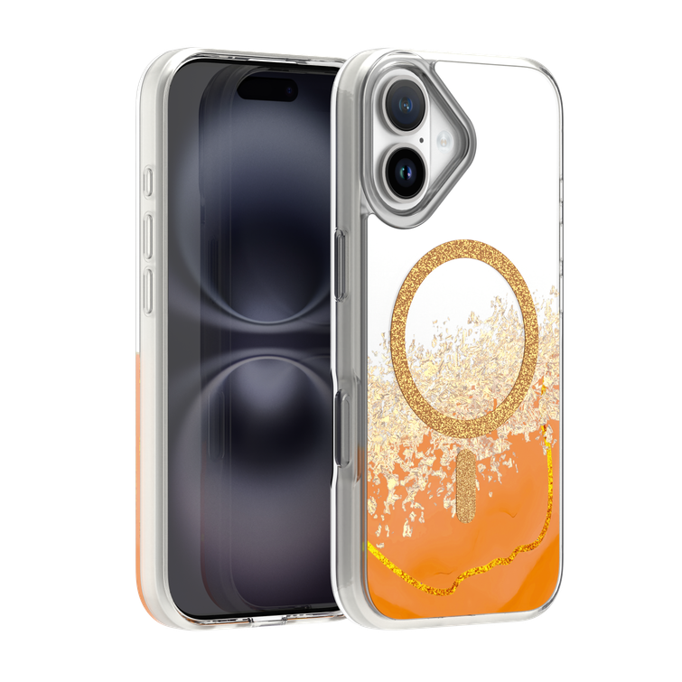Epoxy Mag case for iPhone 16 6,1" orange