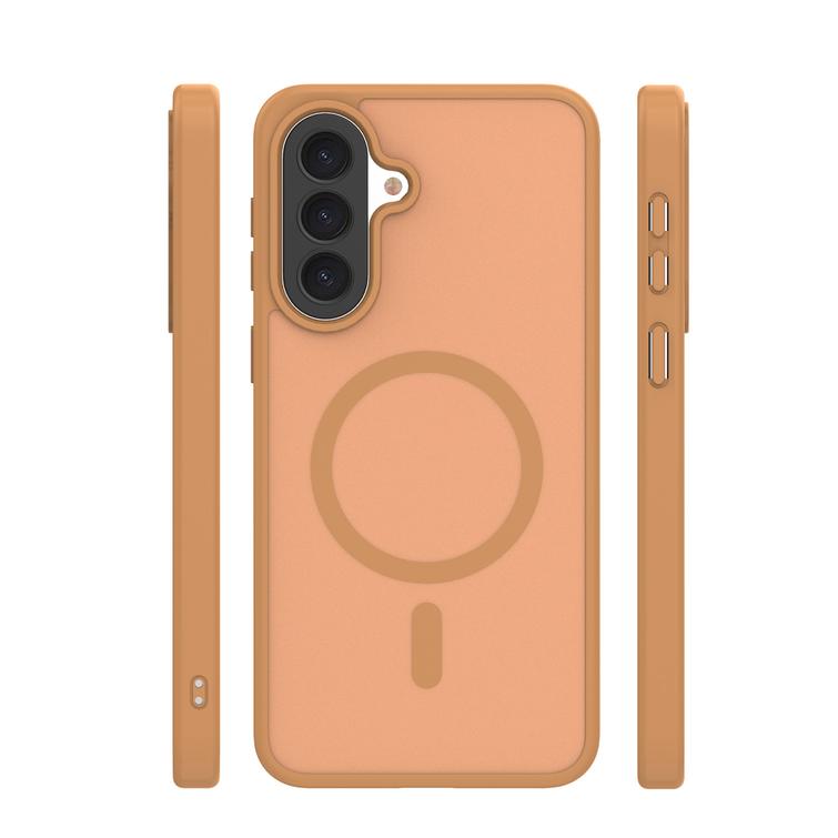 Mag Matt case for Samsung Galaxy A57 brown big hole