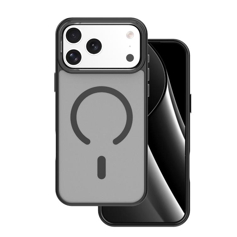 J&auml;&auml;tynyt Mag -kotelo iPhone 17 Pro / 18 Pro 6,3" musta avoin rengas