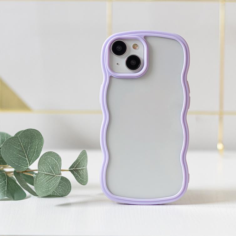 Wave case for iPhone X / XS purple