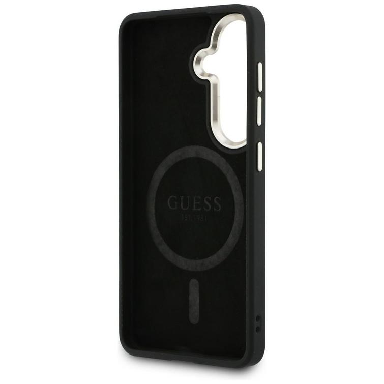 Guess case 4G Embossed Ring MagSafe for Samsung Galaxy S26 blue