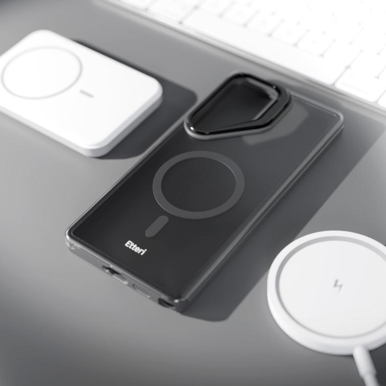 Etteri Morning Fog suojakuori Samsung S25 Ultra mustalle