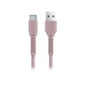 Maxlife MXUC-04 kaapeli USB - USB-C 1,0 m 3A pinkki
