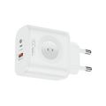 WALL CHARGER T-PHOX T-PP20 GAN iWATCH 3IN1 WHITE