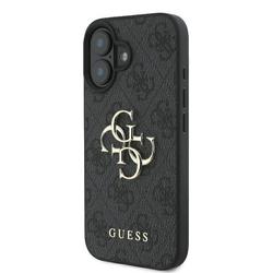 Guess iPhone 16 6,1" suojakuori GUHCP16S4GMGGR 4G:lle, iso logo, musta