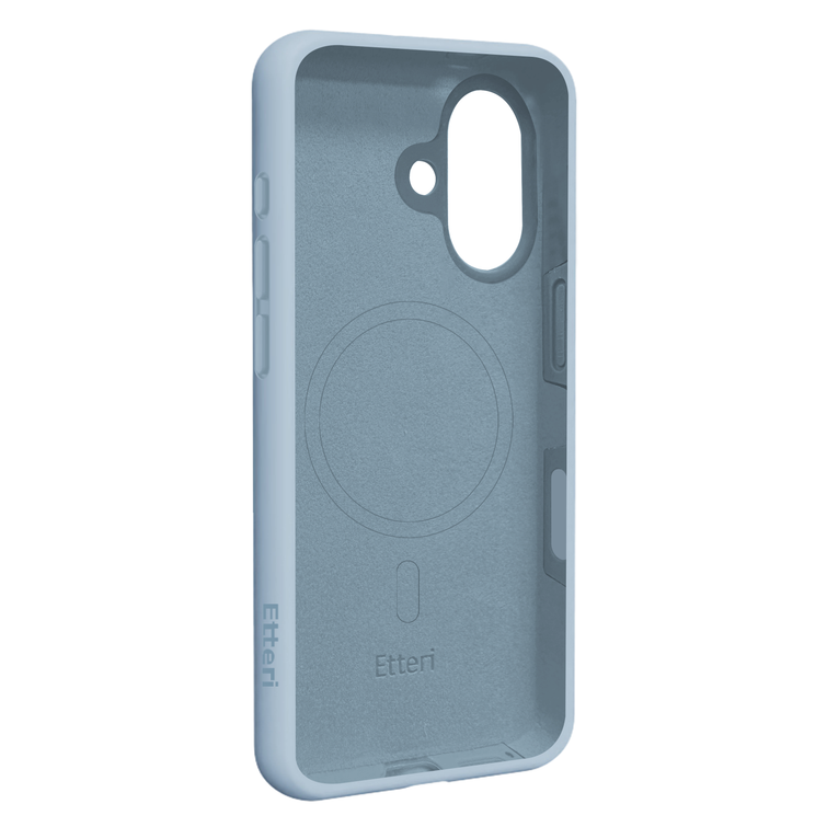 Etteri Silicone Mag kotelo iPhone 17:lle vaaleansininen