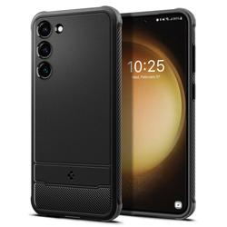 Spigen Rugged Armor -suojakuori Samsung Galaxy S23:lle mattamusta