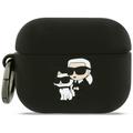 Karl Lagerfeld Silicone Karl & Choupette Head case for AirPods Pro 3 pink