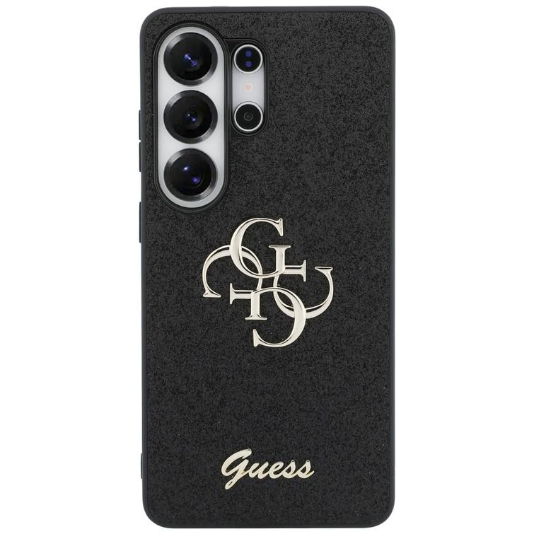 Guess case Fixed Glitter Big 4G Metal Logo for Samsung Galaxy S26 Ultra black