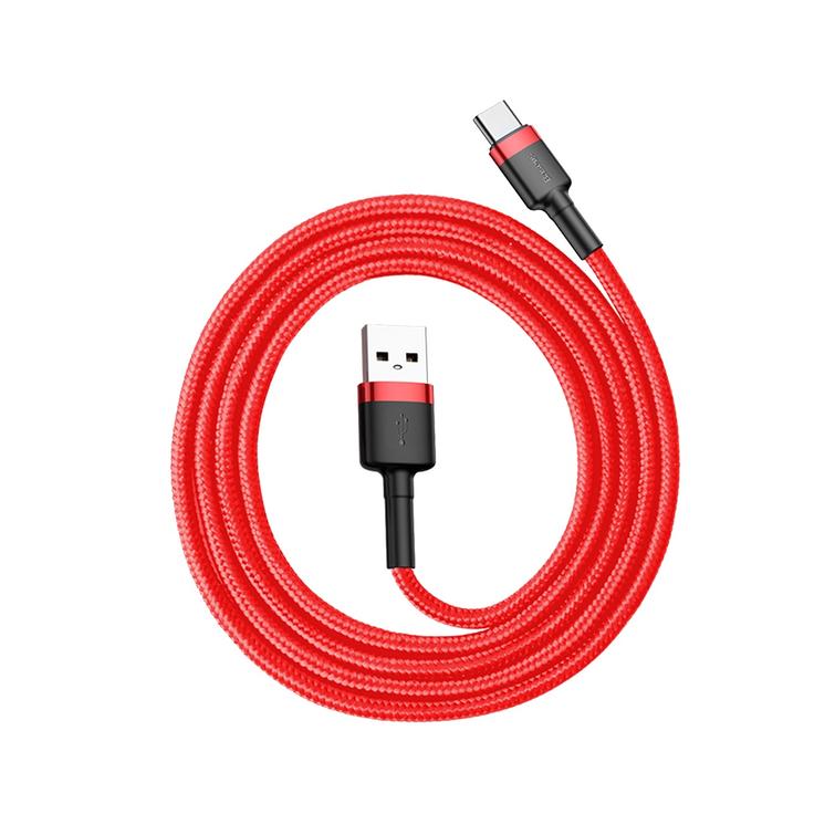 Baseus-kaapeli Cafule USB - USB-C 1,0 m 3A punainen