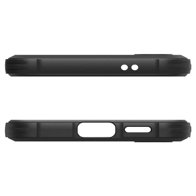 Spigen Rugged Armor -suojakuori Samsung Galaxy S24:lle mattamusta