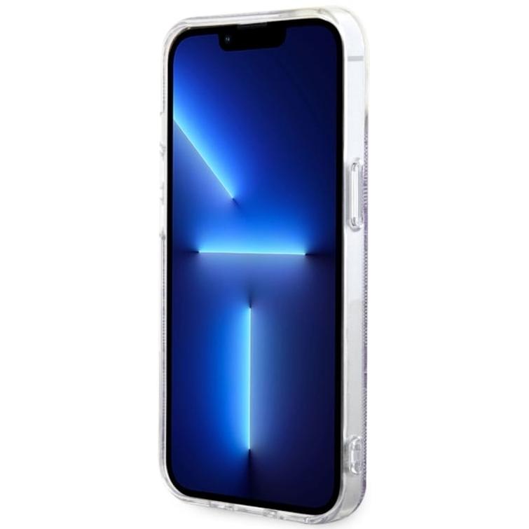 Guess iPhone 14 6,1" -puhelimen kuoret GUHMP14SH4STU violetilla Magsafe IML 4G -kovakuorella.