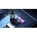 REMAX CAR CHARGER YATOY SERIES WITH SCENT 60W PD QC RCC353 1xUSB + 1XuSB-C BLACK