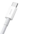 Baseus Superior USB - USB-C -kaapeli 1,0 m valkoinen 66W