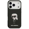 Karl Lagerfeld -kotelo iPhone 17 Pro 6,3" IML Aquarelle Karl & Logo MagSafe musta