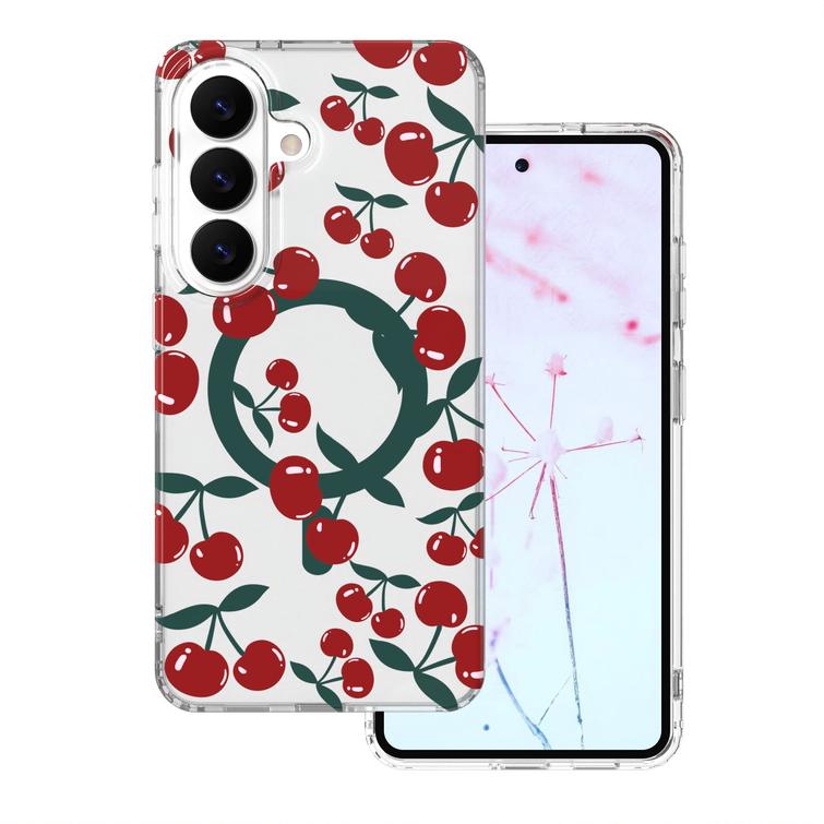 Cherry Mag case for Samsung Galaxy S26 transparent